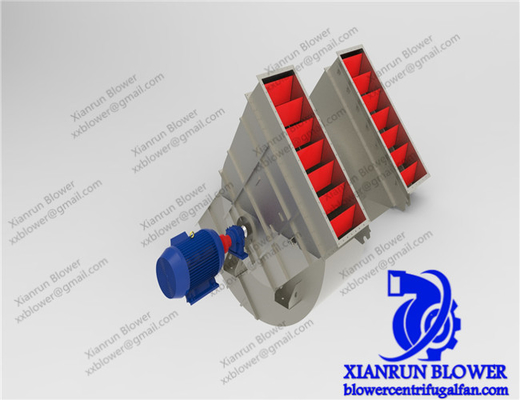 Endüstriyel Kazan İçin İndüklenmiş Taslak Çift Girişli Santrifüj Fan 960-2900rpm