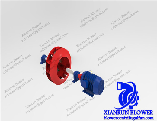 Endüstriyel Kazan İçin İndüklenmiş Taslak Çift Girişli Santrifüj Fan 960-2900rpm