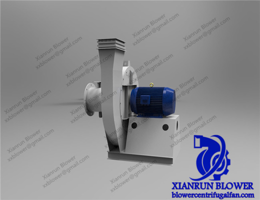 Yanma Desteği İçin Yüksek Basınçlı Santrifüj Geriye Kavisli Fan 350KW