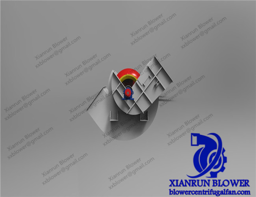 Çift Girişli İleri Eğri Santrifüj Fan, Endüstriyel Kazan Kaynaklı Taslak Fanlar
