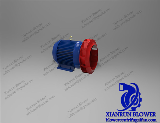 Geriye Eğimli Yüksek Basınçlı Hava Üfleyici 760rpm-2900rpm 1 Yıl Garanti
