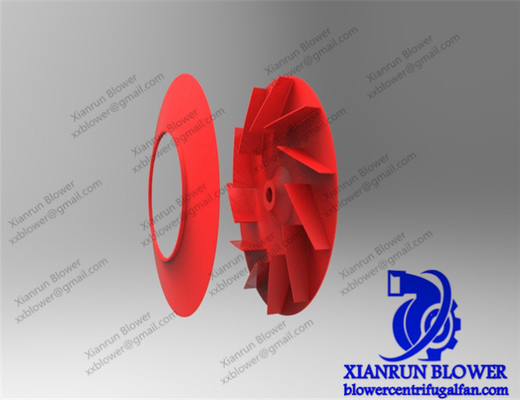 Korozyon Önleyici Q345 Santrifüj Fan Aksesuarları Çark Statik / Dinamik Denge