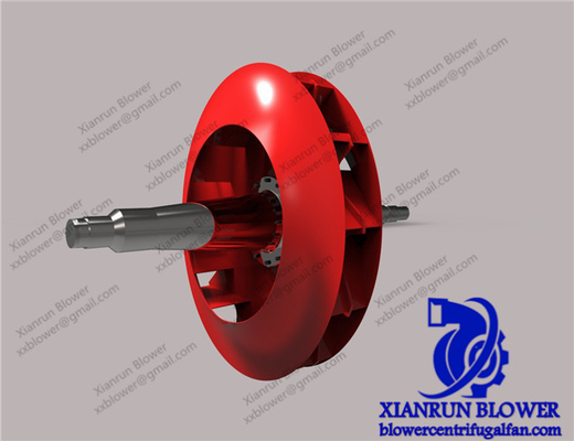 Çimento Fabrikası Santrifüj Blower Çark 400mm-3500mm Aşınmaya Dirençli
