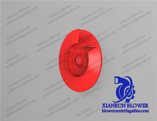 Geriye Eğimli Santrifüj Fan Aksesuarları Çark Kırmızı Santrifüj Blower Parçaları