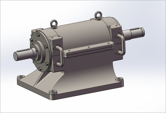 Q345 Santrifüj Fan Parçaları Kanat Profili Çarkları Susturucular Rotor Rulman Koni Rotor Rulman Kutusu