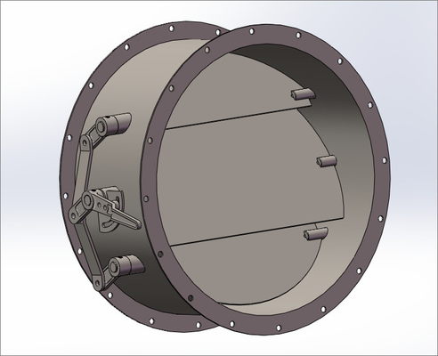 Q345 Santrifüj Fan Parçaları Kanat Profili Çarkları Susturucular Rotor Rulman Koni Rotor Rulman Kutusu