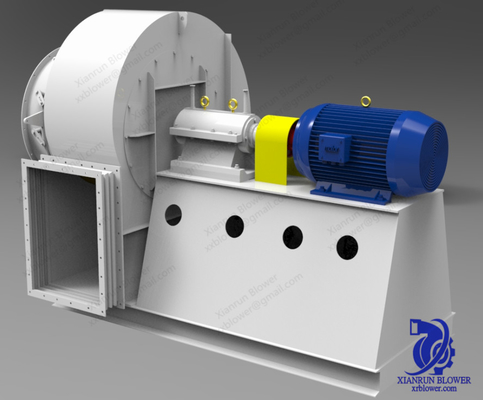 Geriye Eğik Tek Girişli Santrifüj Fan 5KW - 350KW ISO 9001 Onaylı