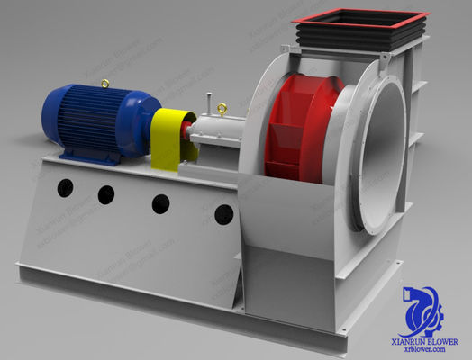 Çimento Enerji Üretimi ve Toz Toplama Uygulamaları için Hava Akışı Amaçlı Endüstriyel Santrifüj Fan Üfleyici Geriye Eğik Kanatlı Tasarım