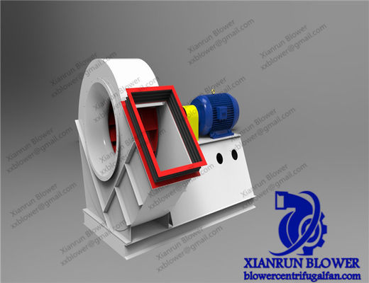 Hava sıcaklığı 20-1000 santigrat derecede ve ana şaftın hızı 560-2900 rpm'de geriye doğru santrifugal fan 80%-90% verimlilik