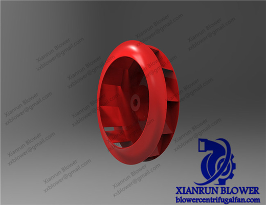 Endüstriyel geriye doğru eğri santrifugal fan impeller tekerlekler dönen parça impeller yüksek basınçlı santrifugal fan