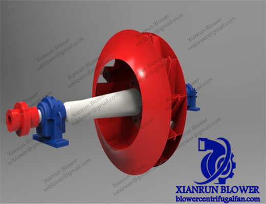 Yüksek basınçlı santrifugal fan rotor grubu santrifugal blower impeller çark