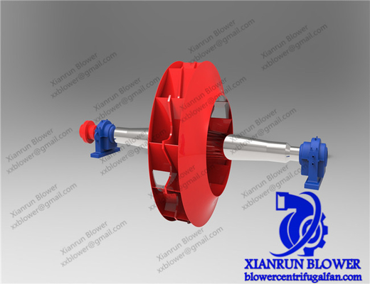 Yüksek basınçlı santrifugal fan rotor grubu santrifugal blower impeller çark