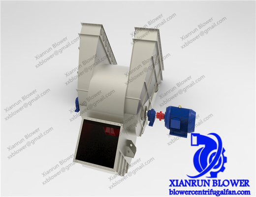 Çimento Üretimi için 90-3500mm Çift Girişli Santrifüj Fan Blower F Modeli