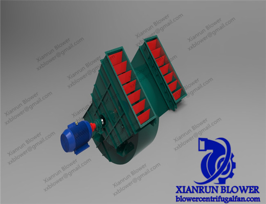 Çimento Üretimi için 90-3500mm Çift Girişli Santrifüj Fan Blower F Modeli