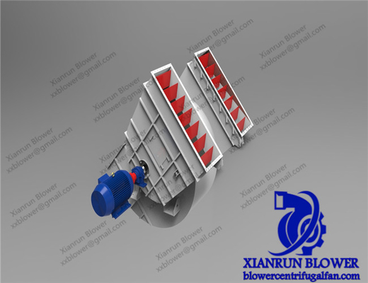 Çimento Üretimi için 90-3500mm Çift Girişli Santrifüj Fan Blower F Modeli